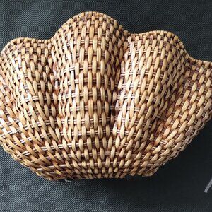 Kayu Jane Shell Clutch with Chain Tan Color